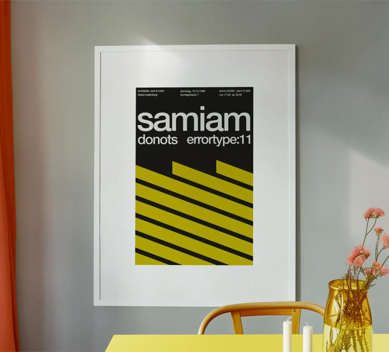 Samiam / Donots poster da Stephan Kochs