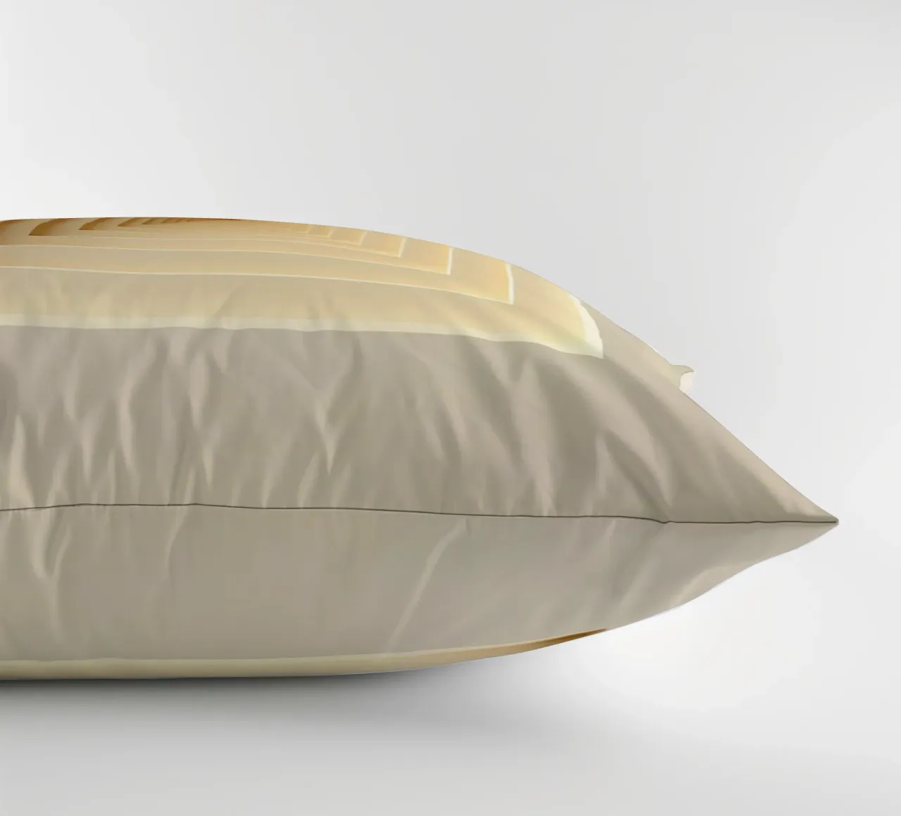 Nested Square Frames in Beige Tones decorative cushion by DesignDoodle