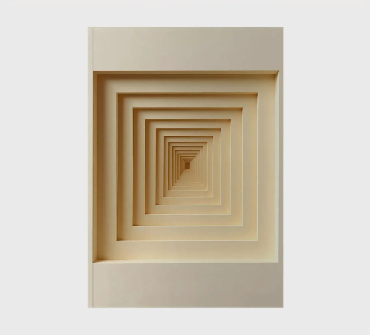 Nested Square Frames dans les tons de beige carnet de notes de DesignDoodle
