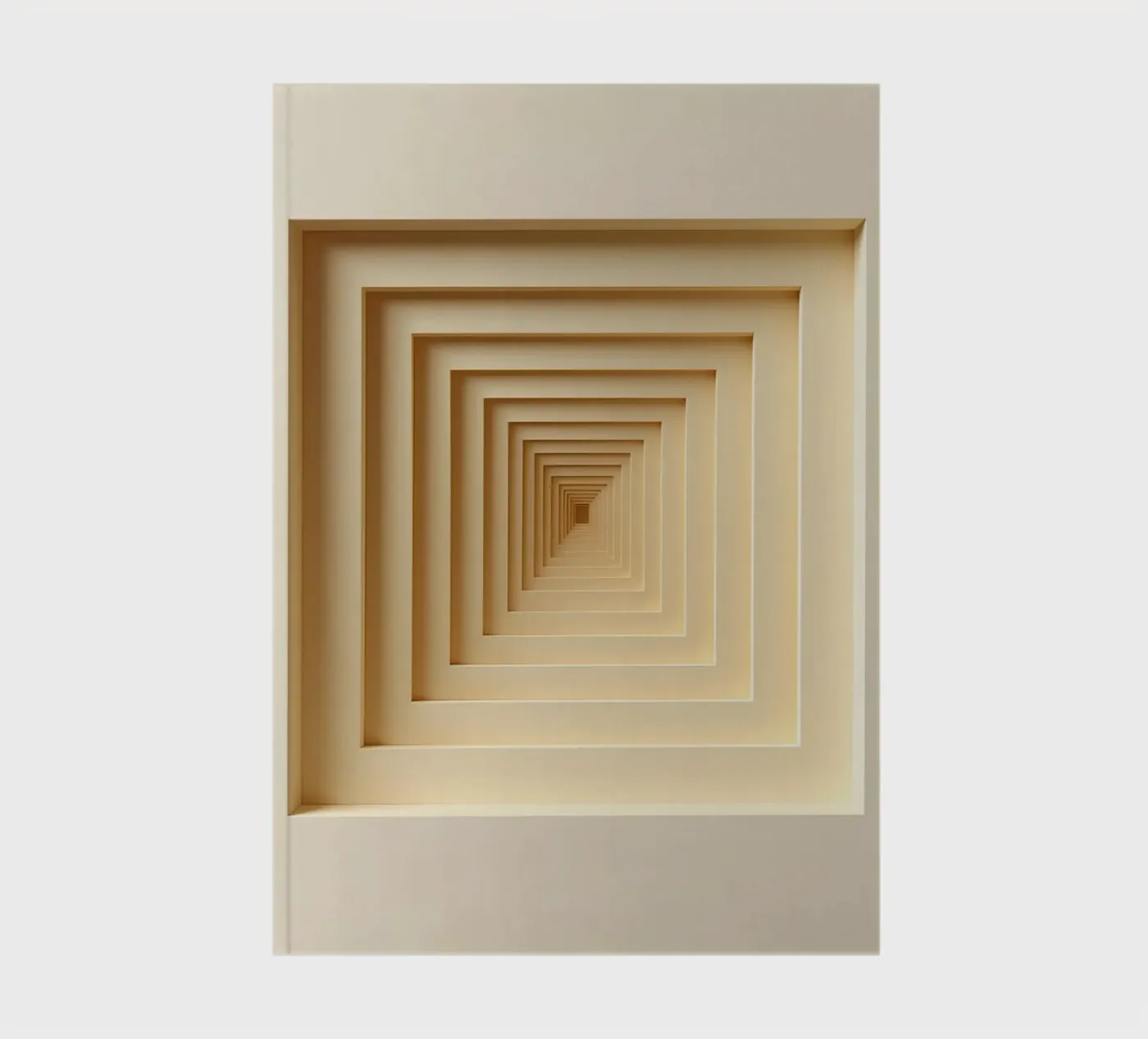 Nested Square Frames in Beige Tones notebook by DesignDoodle