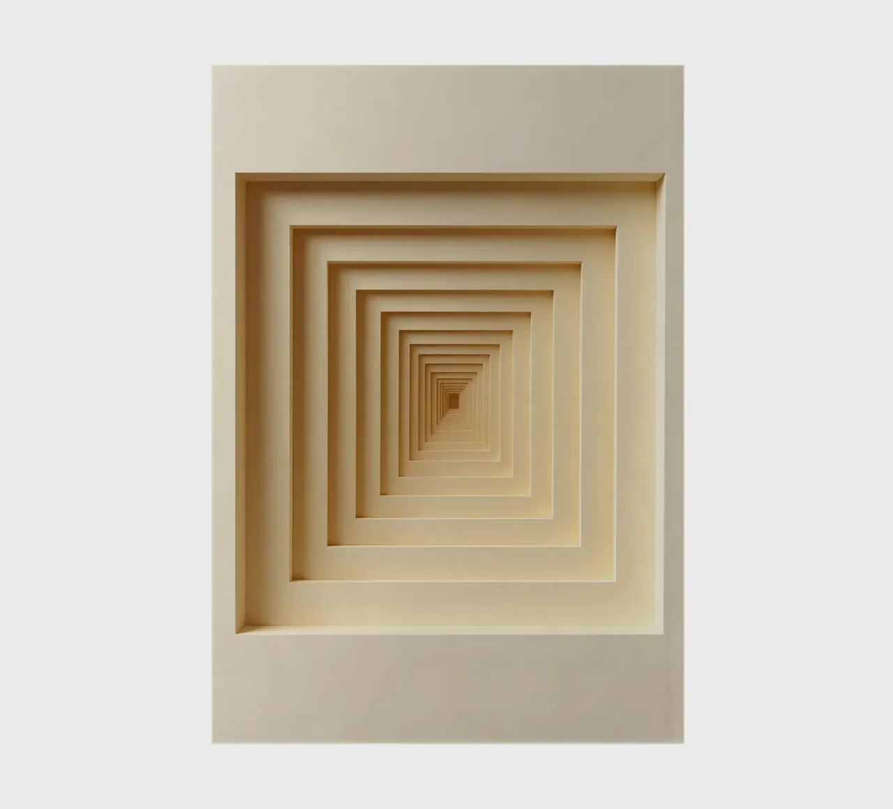 Nested Square Frames dans les tons de beige carnet de notes de DesignDoodle