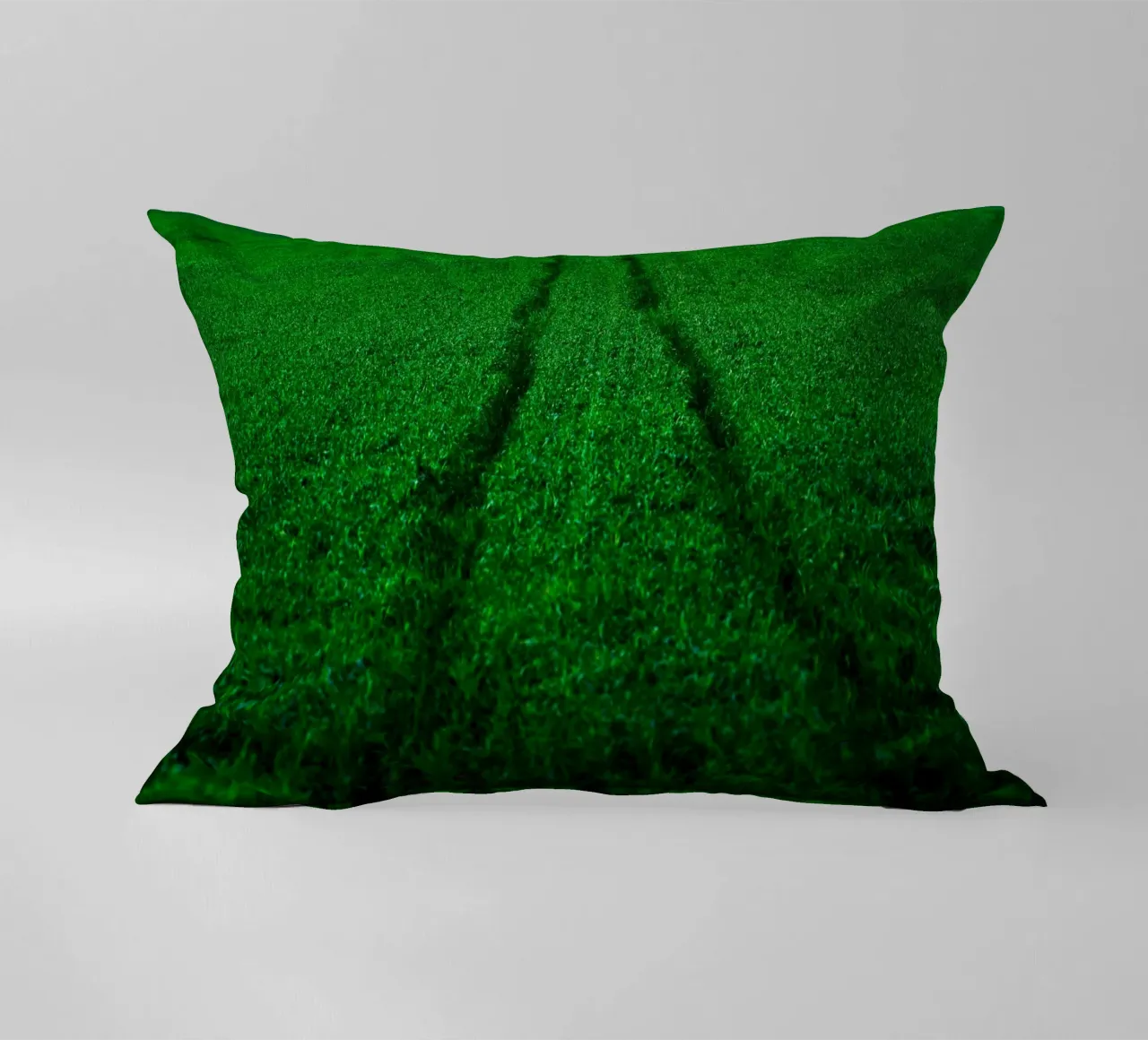 Track and Field decorative cushion by Tal Paz-Fridman