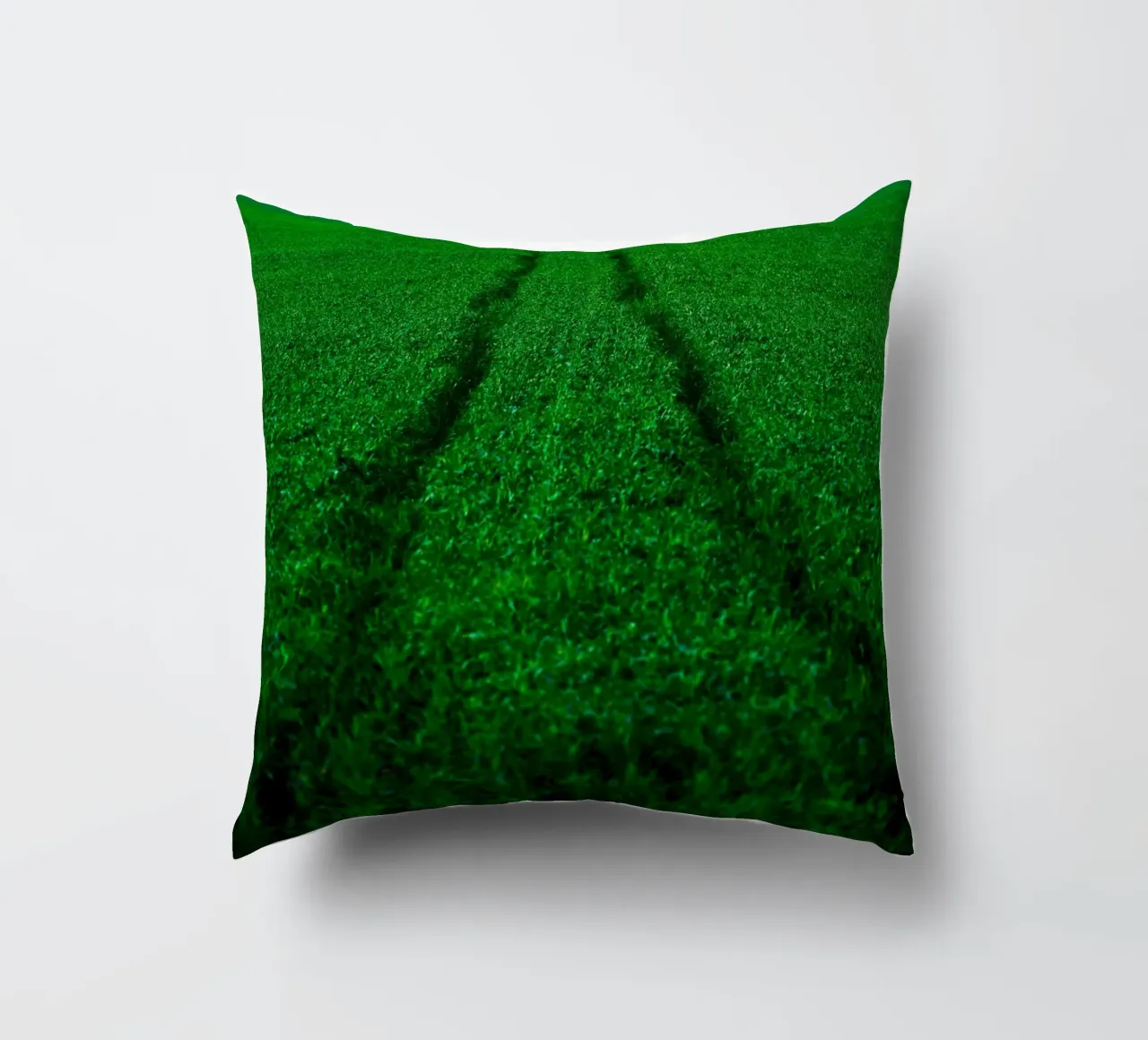 Track and Field decorative cushion by Tal Paz-Fridman