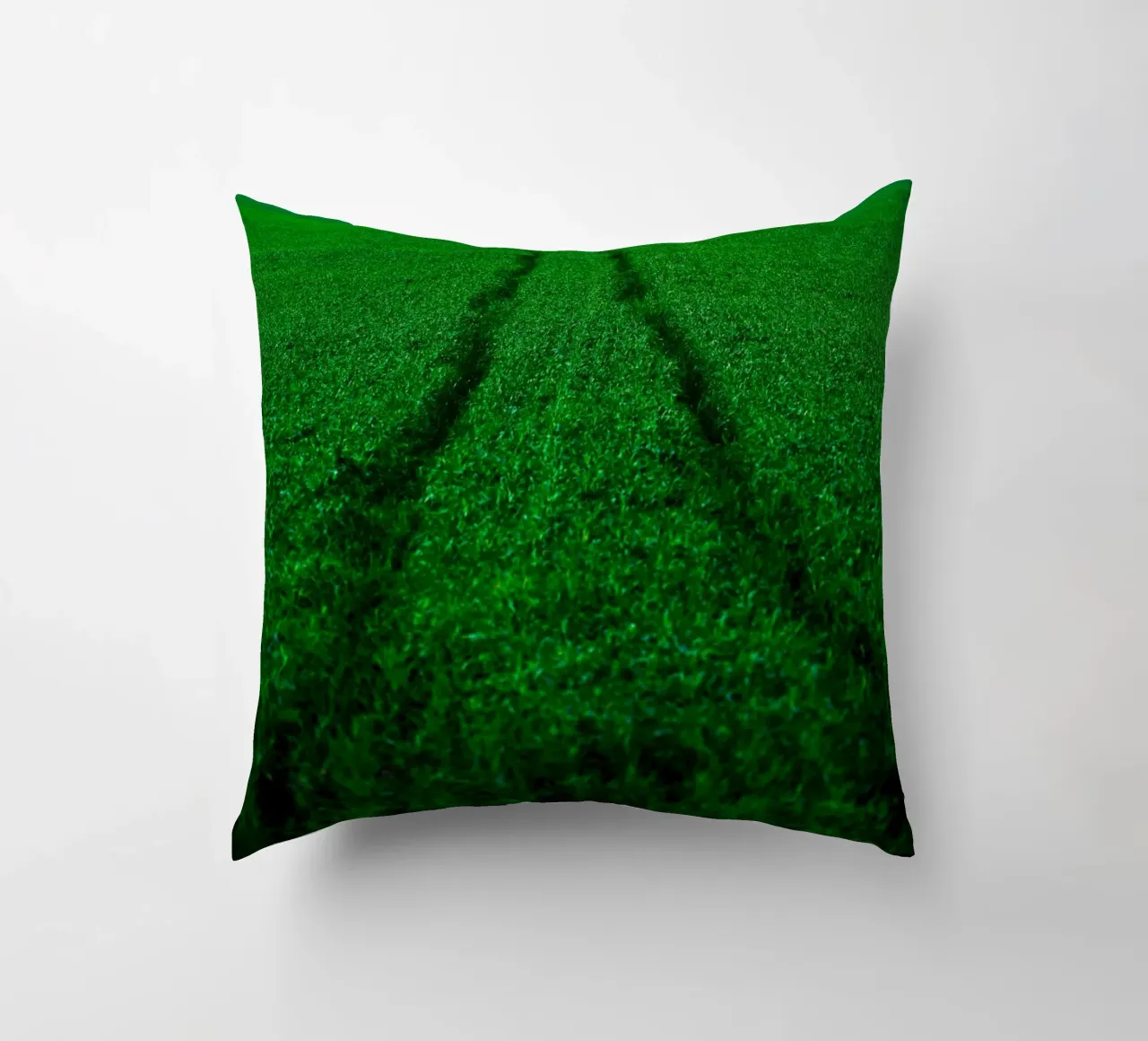 Track and Field decorative cushion by Tal Paz-Fridman