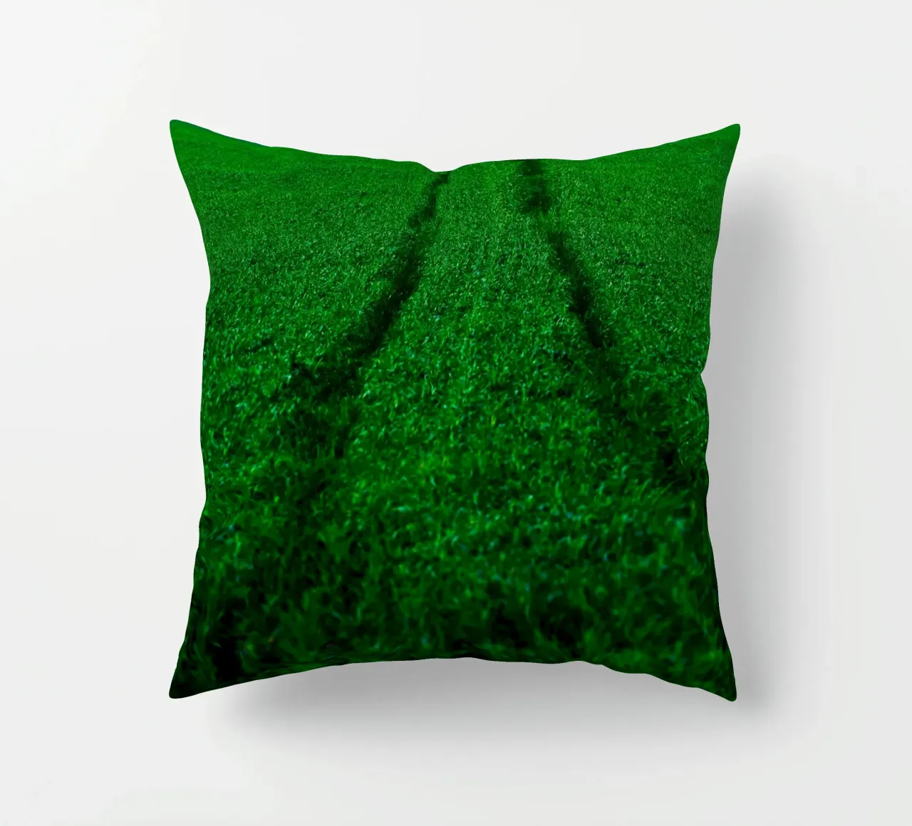 Track and Field decorative cushion by Tal Paz-Fridman