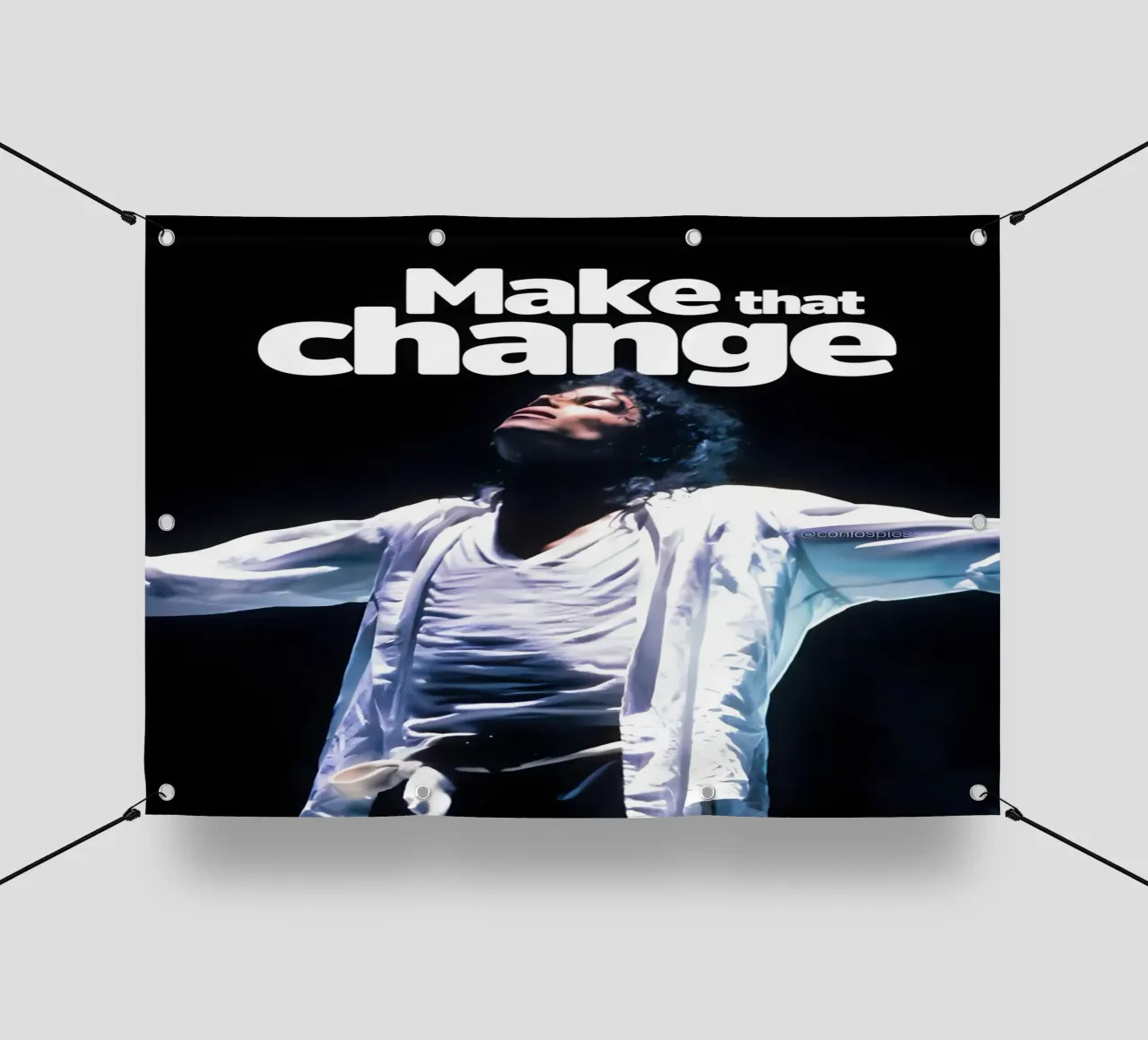 Make that Change telo in pvc da Type & Tape