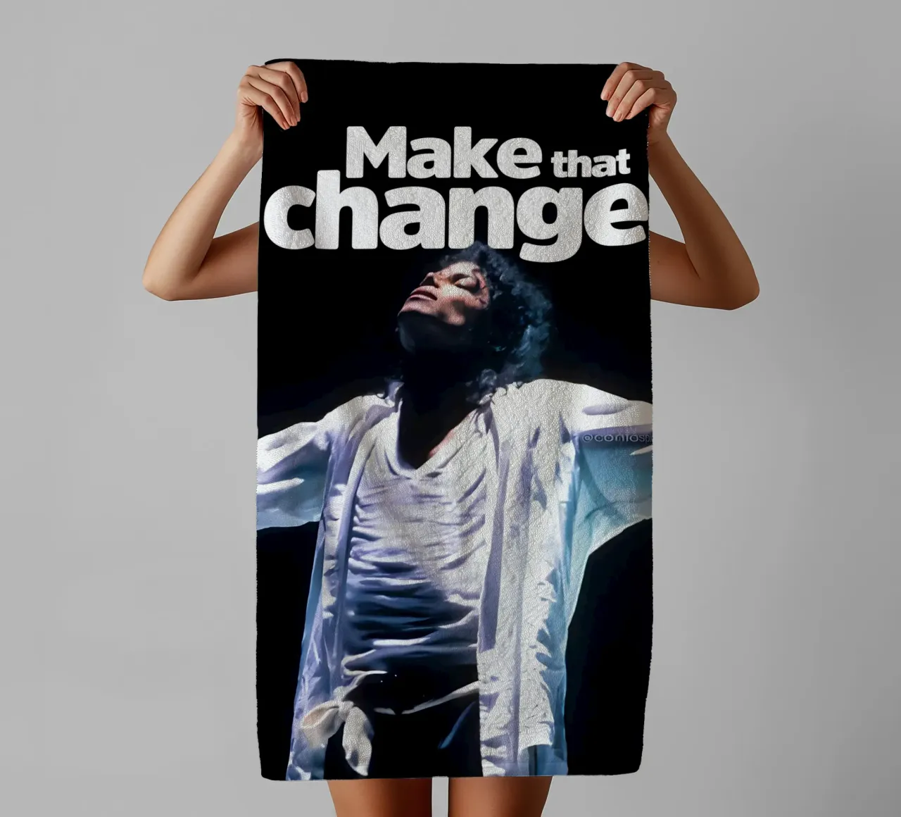 Make that Change asciugamano da bagno da Type & Tape