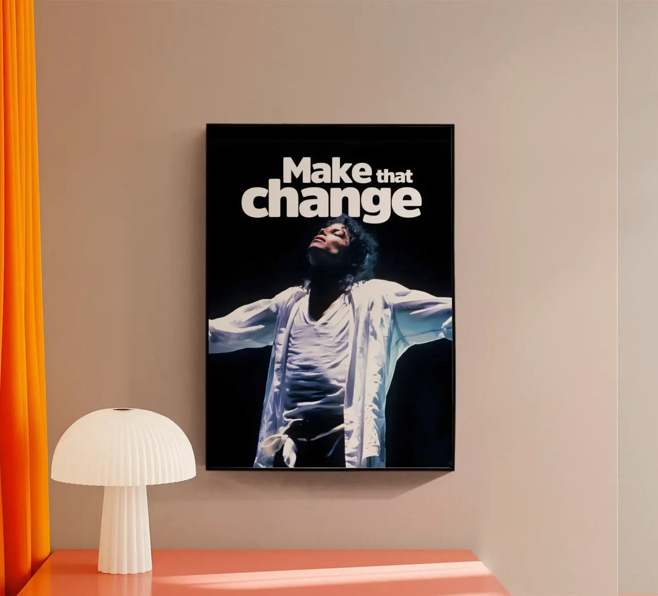 Make that Change plexiglass da Type & Tape