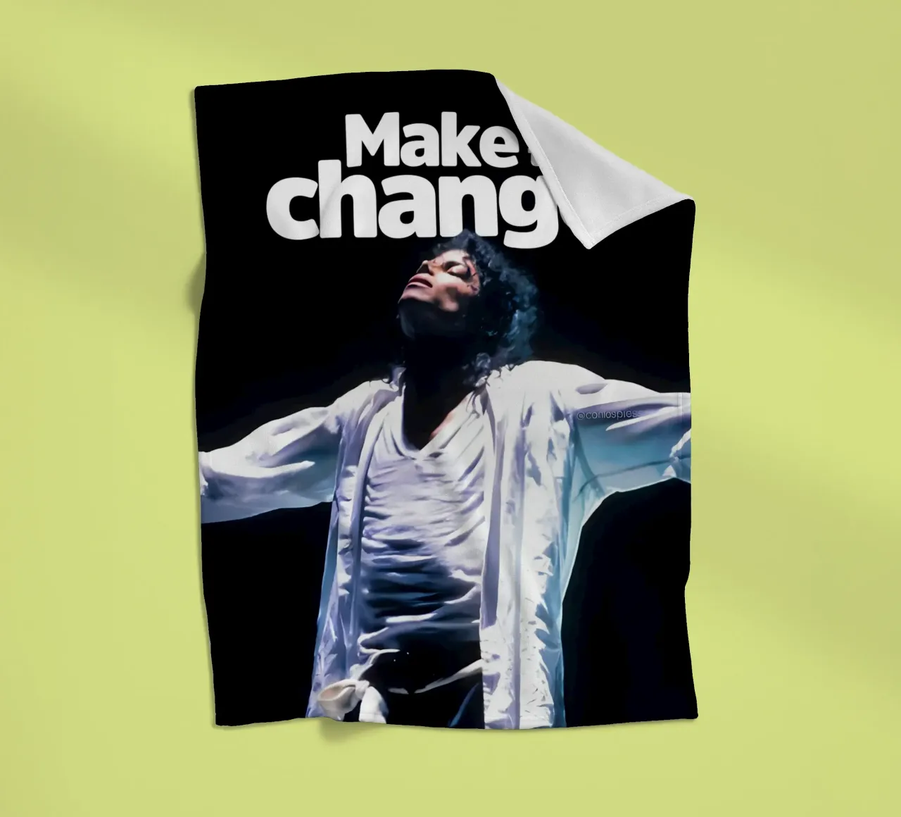 Make that Change coperta in pile da Type & Tape