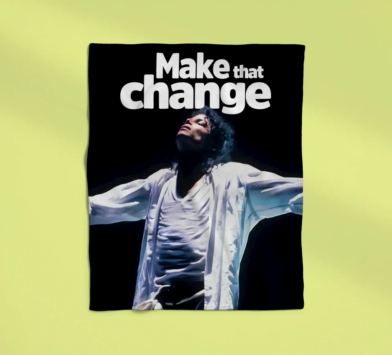 Make that Change coperta in pile da Type & Tape