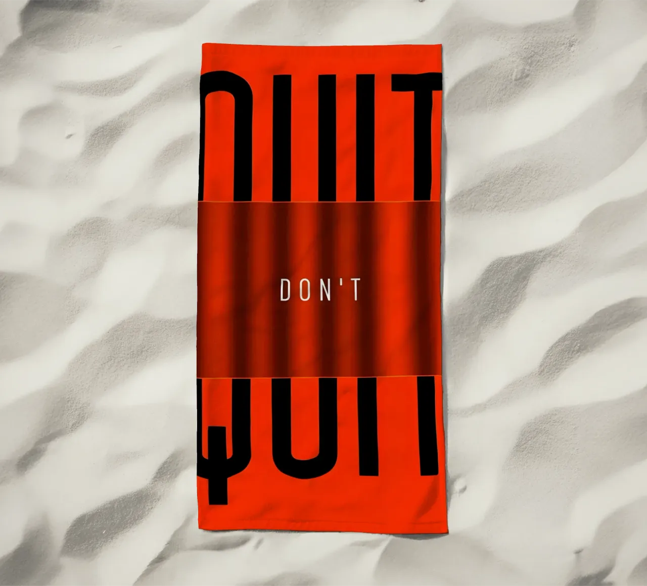 'QUIT and 'DONT telo mare da Type & Tape