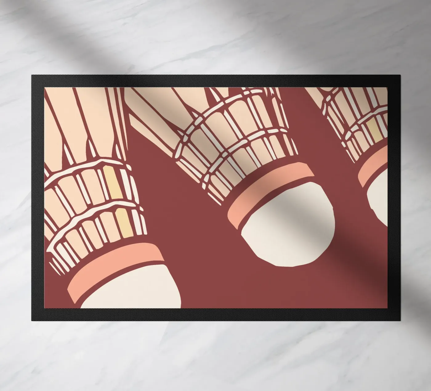 Shuttlecock deurmat van SPORTS ONLY