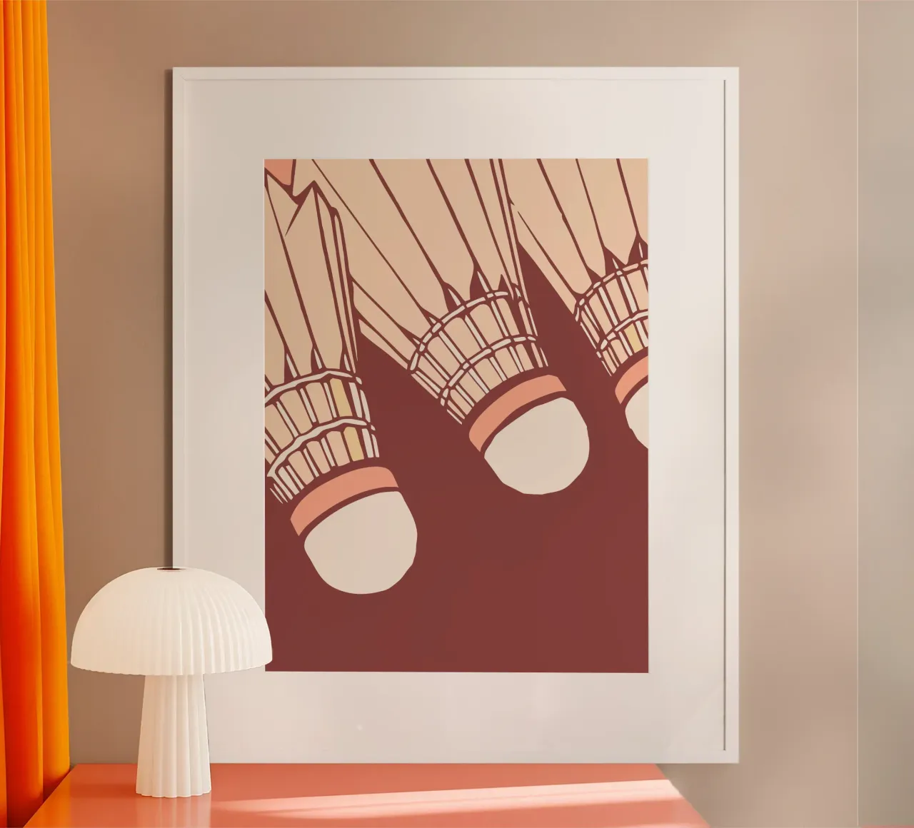 Shuttlecock poster da SPORTS ONLY