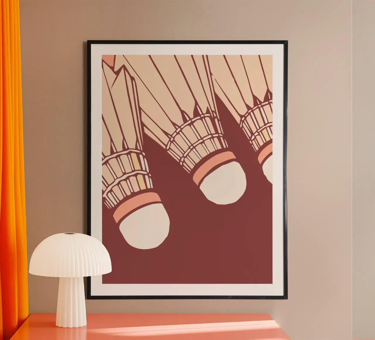 Shuttlecock poster da SPORTS ONLY