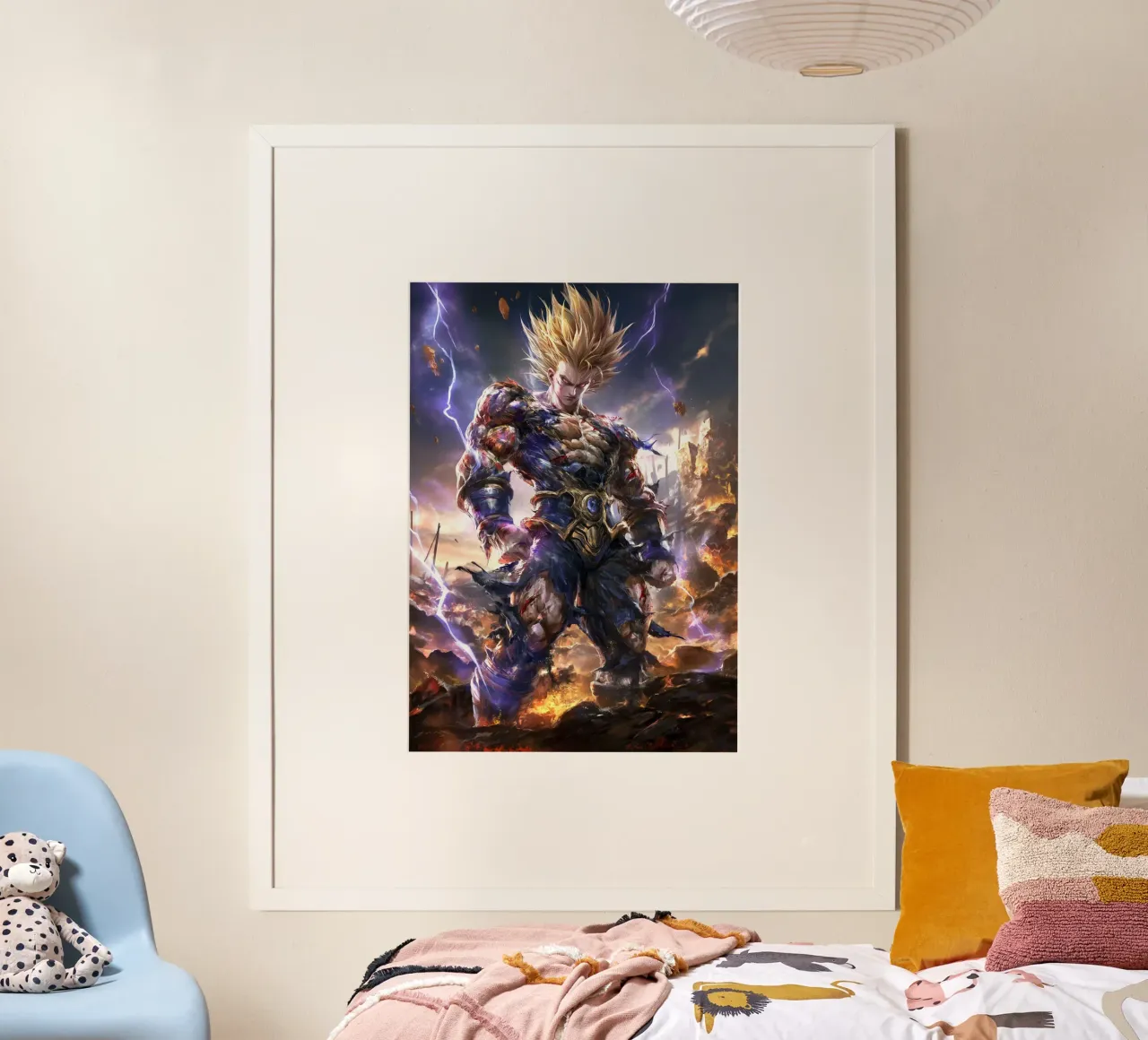 Principe Super Sayan Vegeta Dragon Ball DBZ poster da Stellar Creative