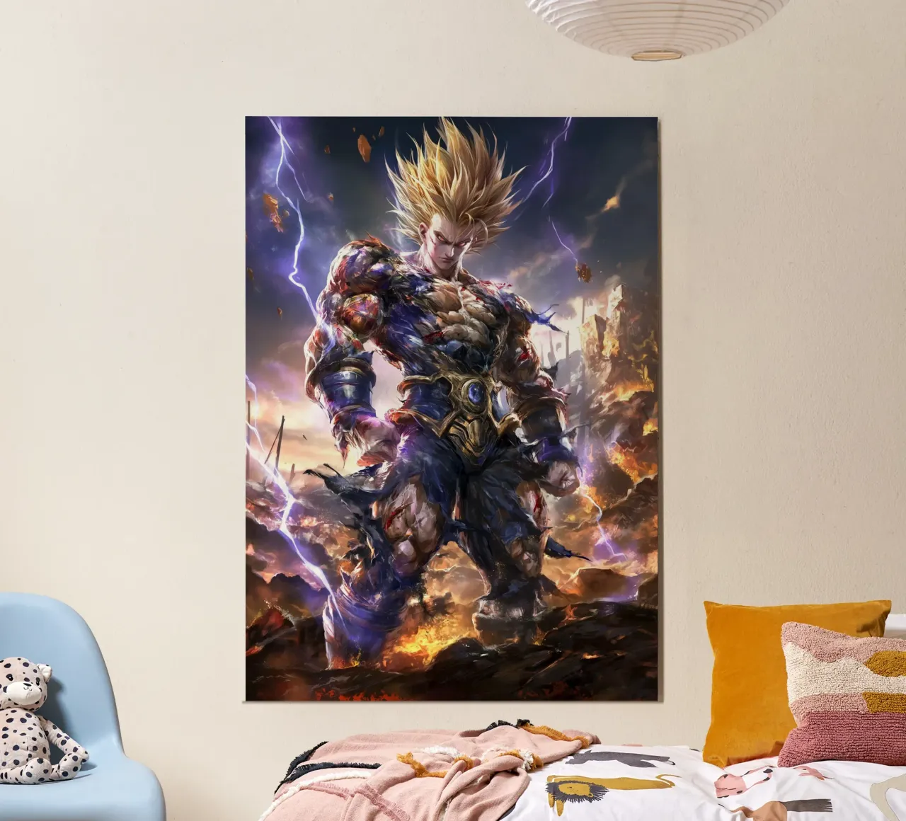 Principe Super Sayan Vegeta Dragon Ball DBZ poster da Stellar Creative