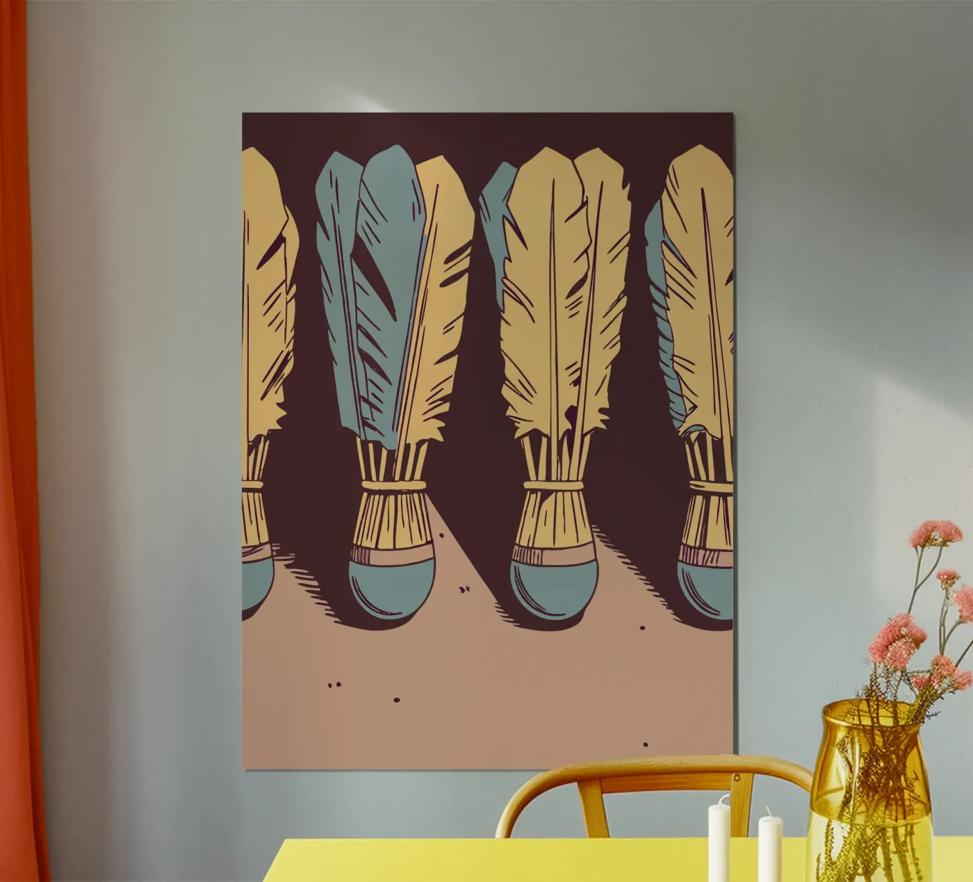 Shuttlecock poster van SPORTS ONLY