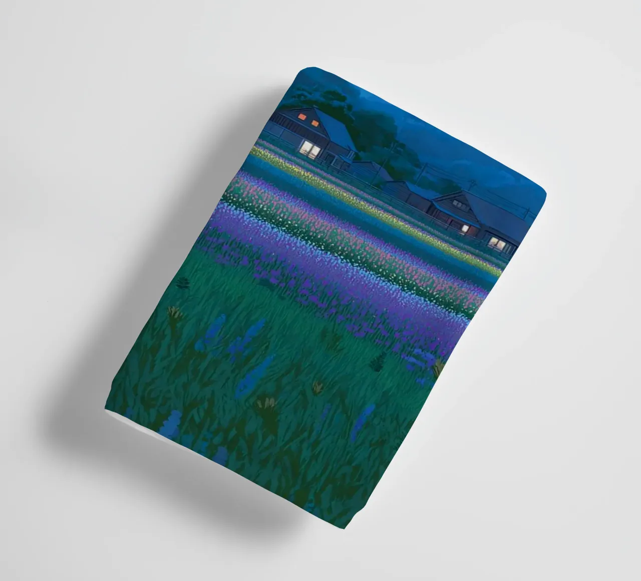 Cat vs UFO Spaceship towel by Stellar Creative