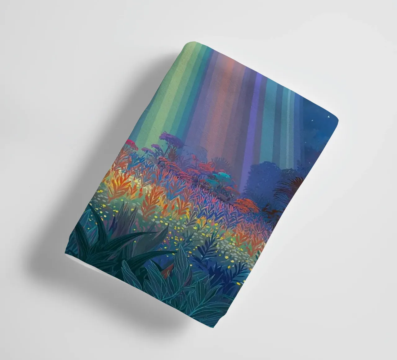 Cat vs UFO Spaceship towel by Stellar Creative