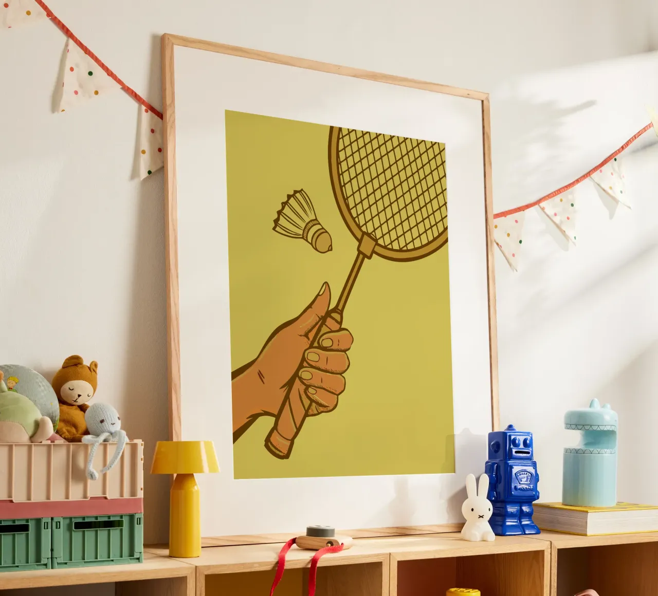 Giocare a badminton poster da SPORTS ONLY