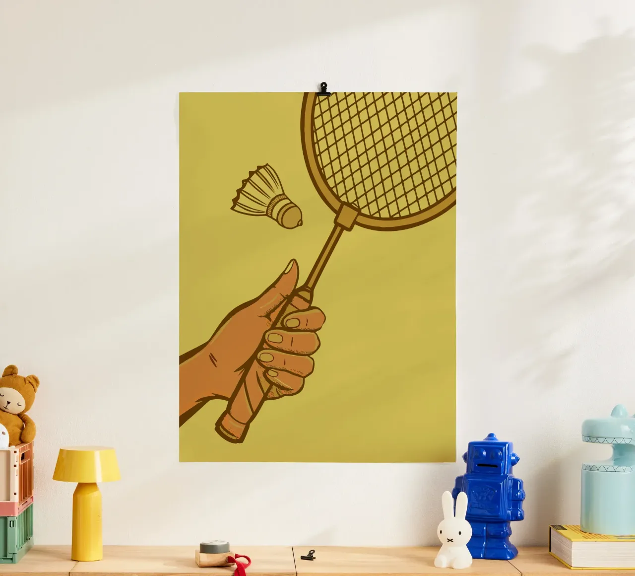 Giocare a badminton poster da SPORTS ONLY