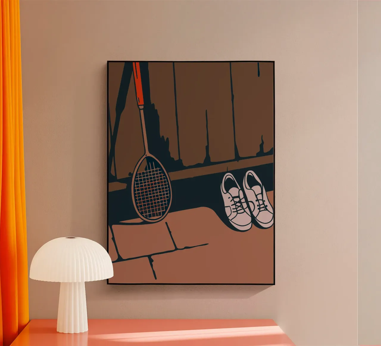 Badminton and Shoes plexiglass da SPORTS ONLY