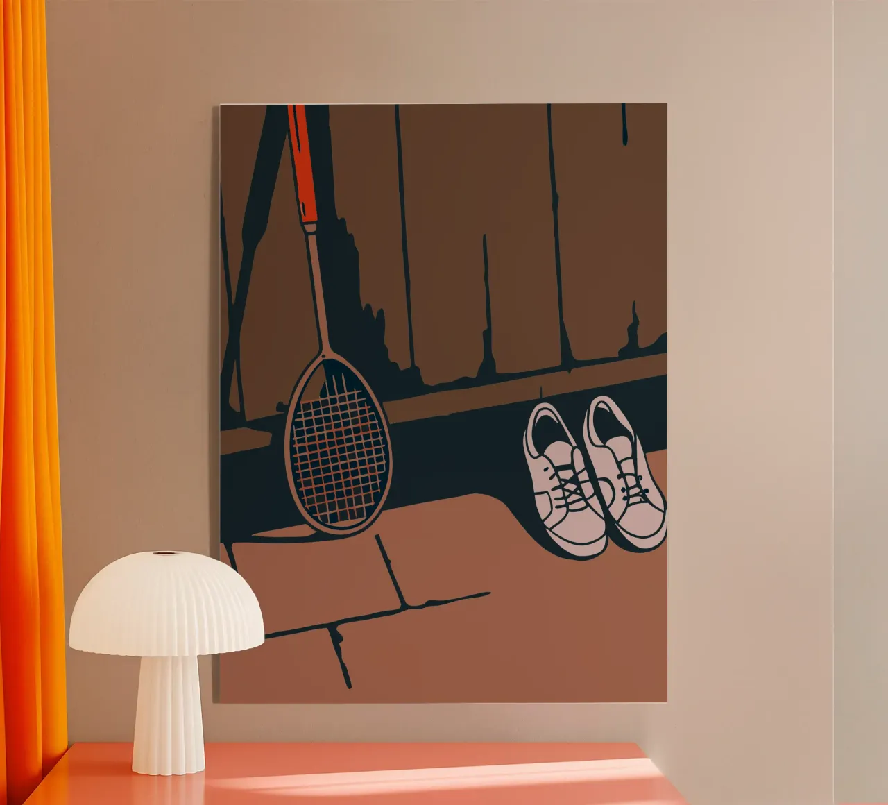 Badminton and Shoes plexiglass da SPORTS ONLY