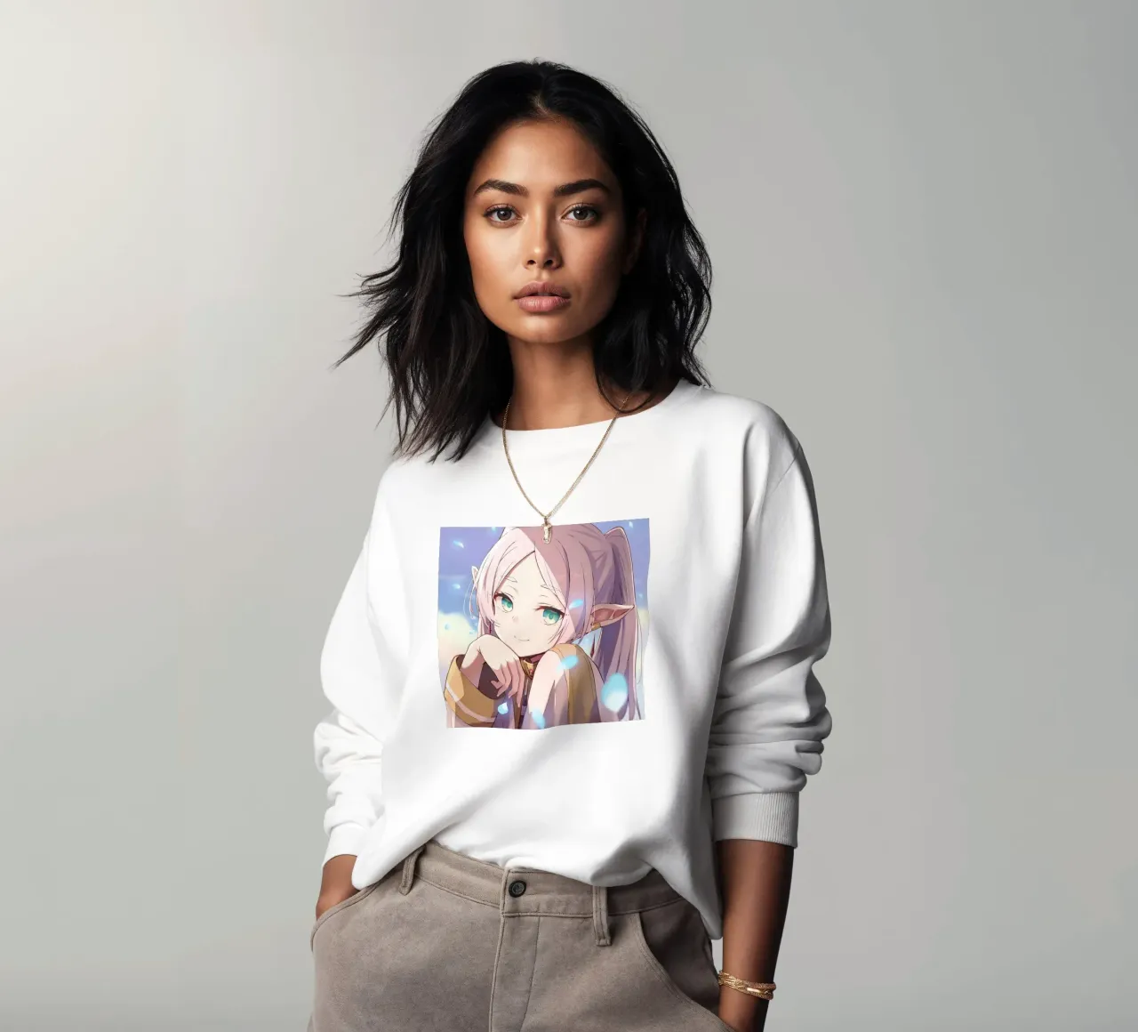 Ragazza di bellezza felpa da donald shop