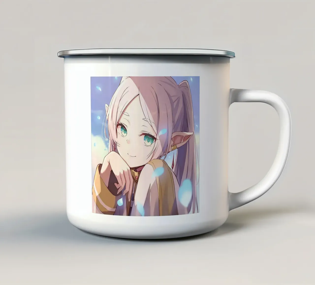 Ragazza di bellezza tazza in smalto da donald shop