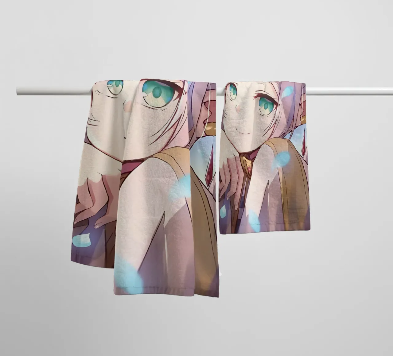 Ragazza di bellezza asciugamano da bagno da donald shop