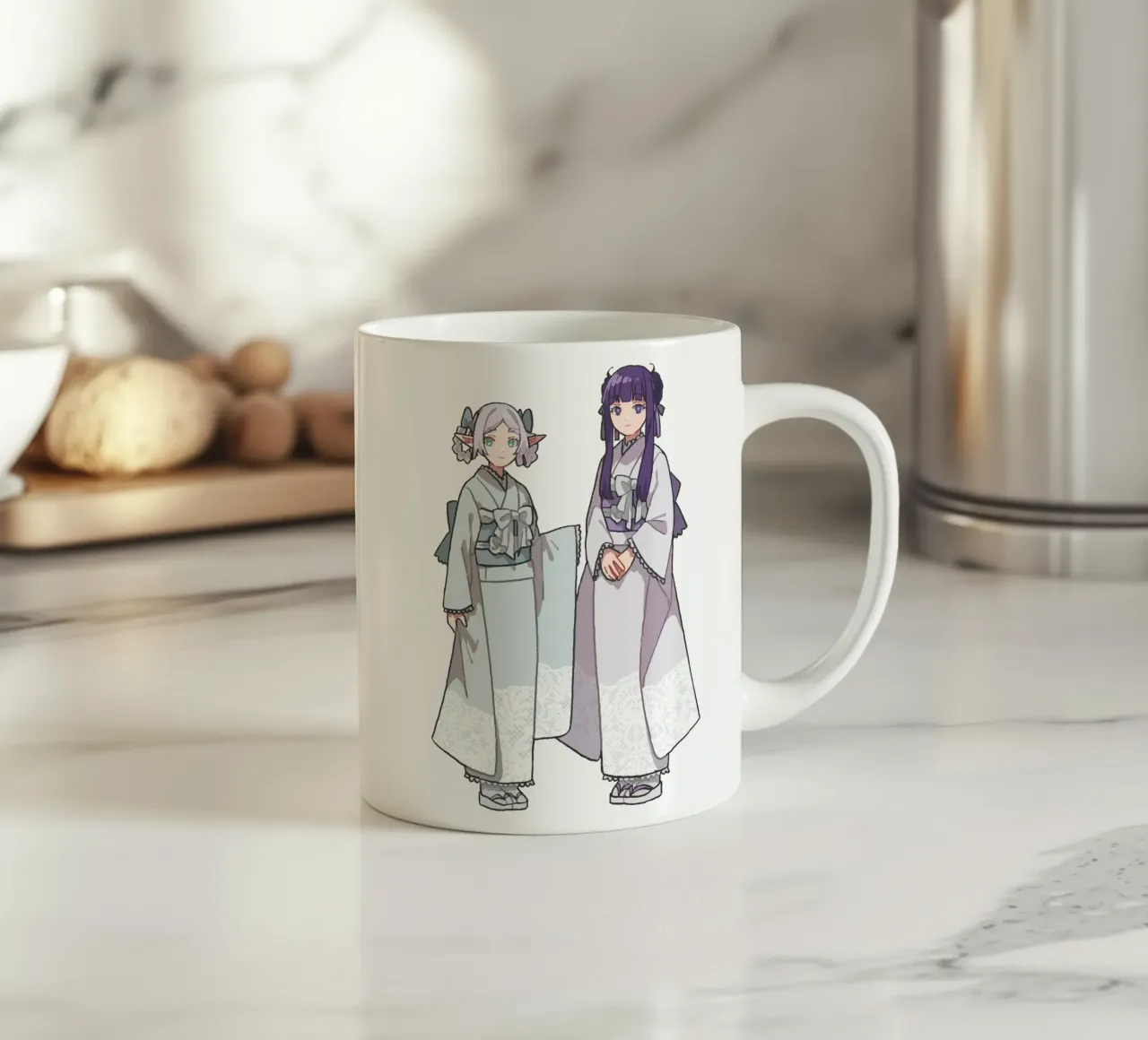 ragazza carina tazza in ceramica da donald shop