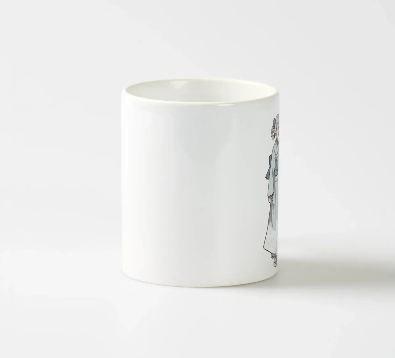 ragazza carina tazza in ceramica da donald shop