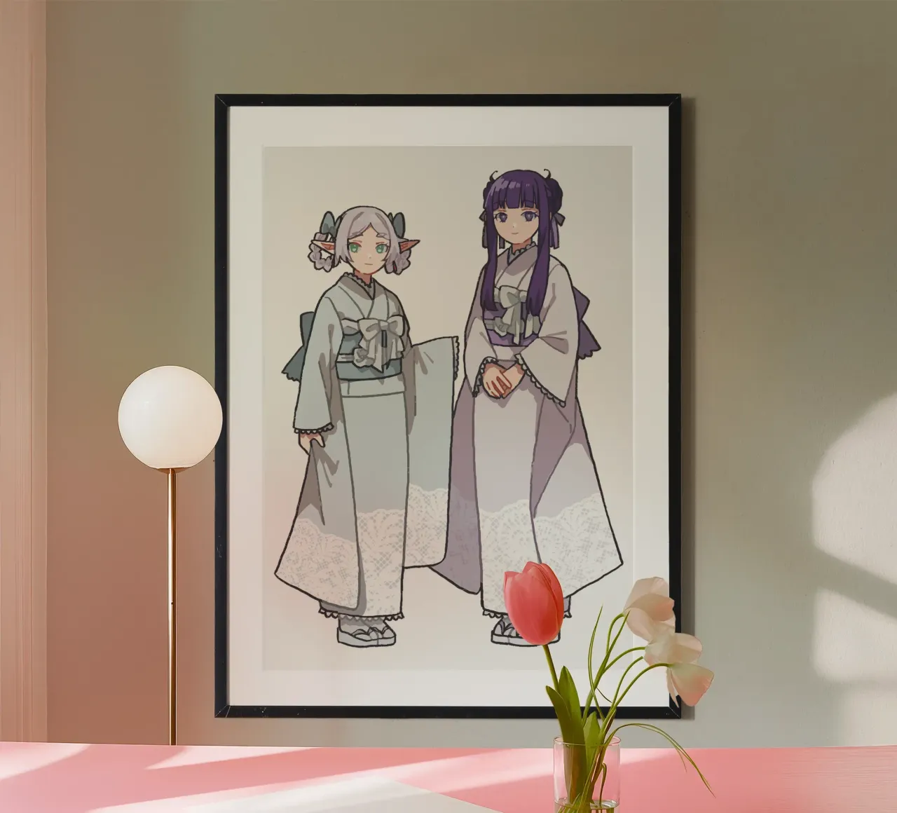 ragazza carina poster da donald shop