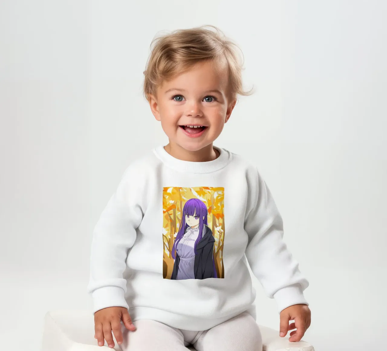 Felce occhi belli felpa neonato da donald shop