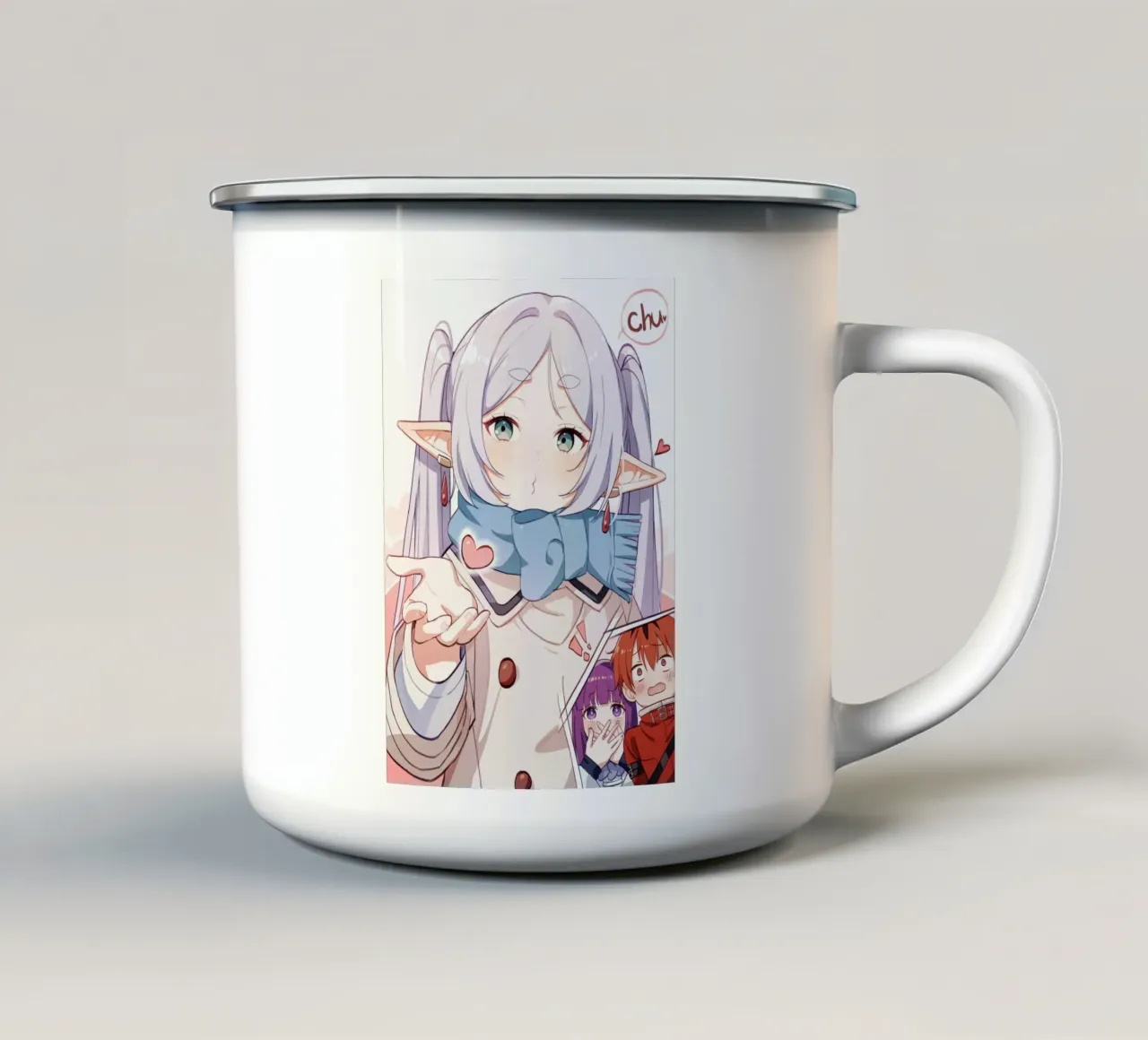 carino tazza in smalto da donald shop