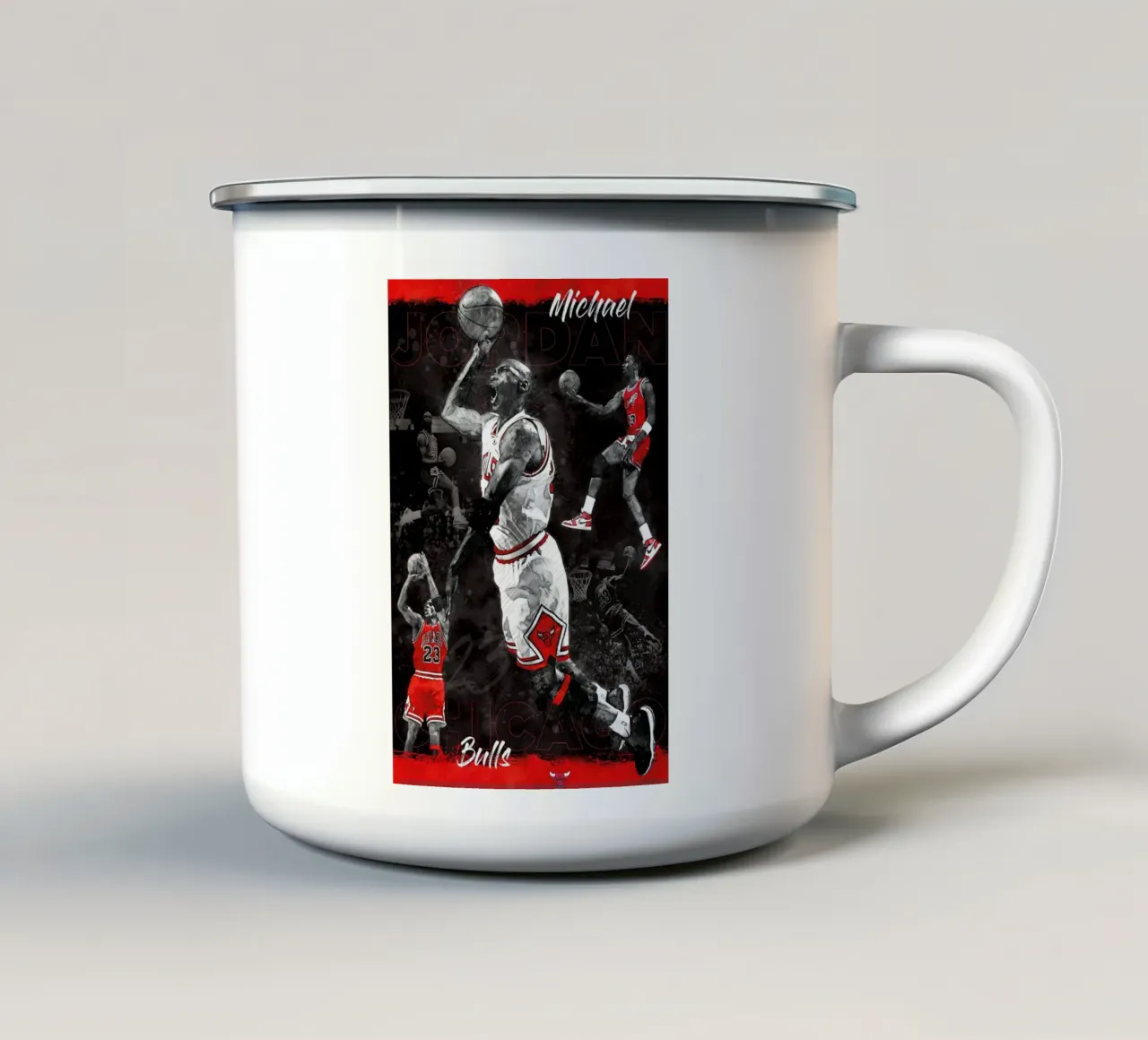 Michael Jordan Chicago Bulls tazza in smalto da bernar shop