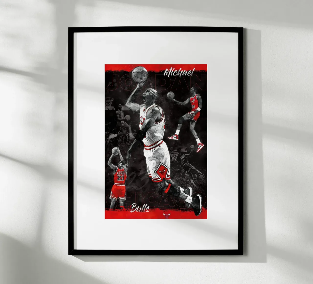 Michael Jordan Chicago Bulls poster da bernar shop