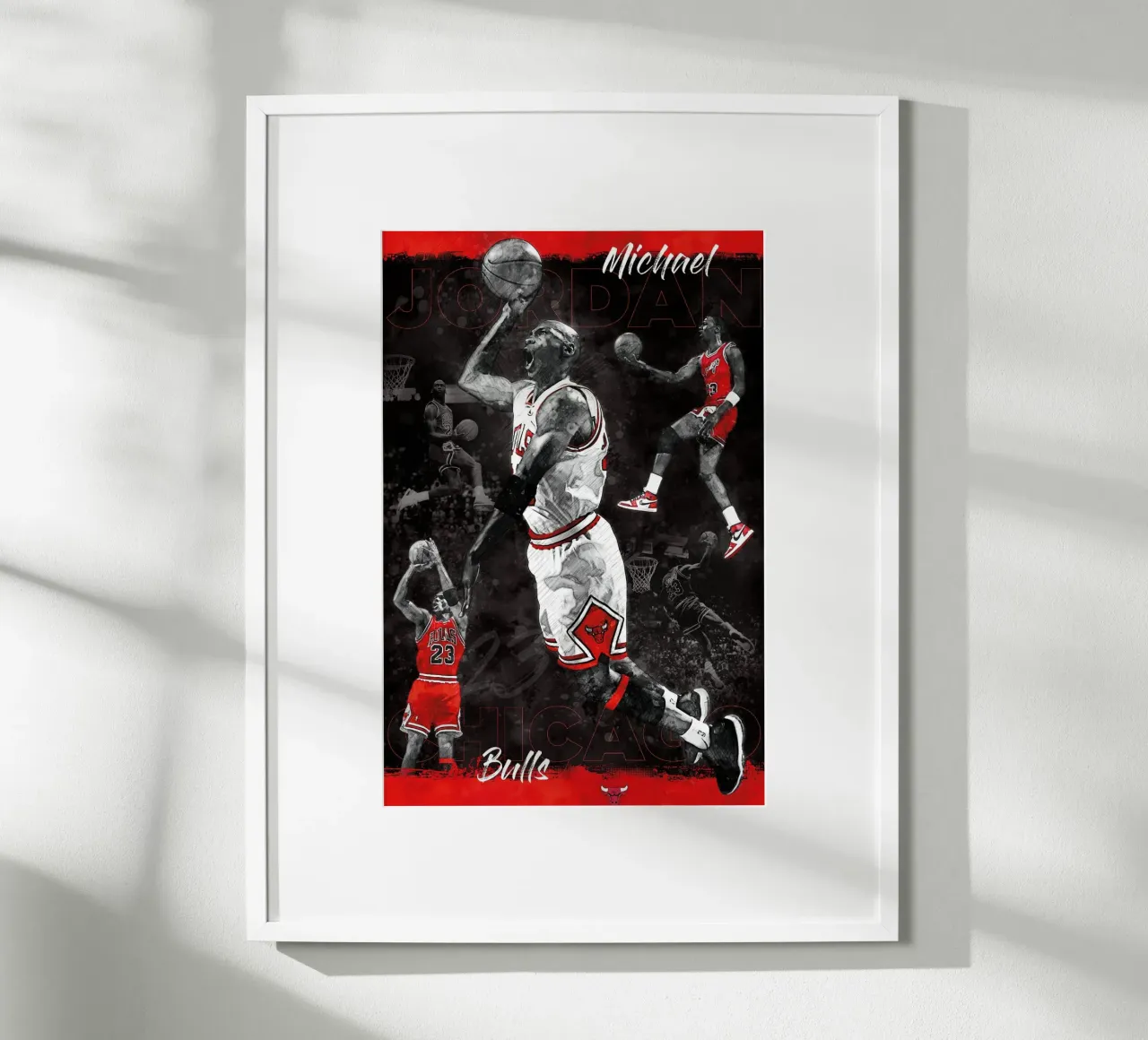 Michael Jordan Chicago Bulls poster da bernar shop
