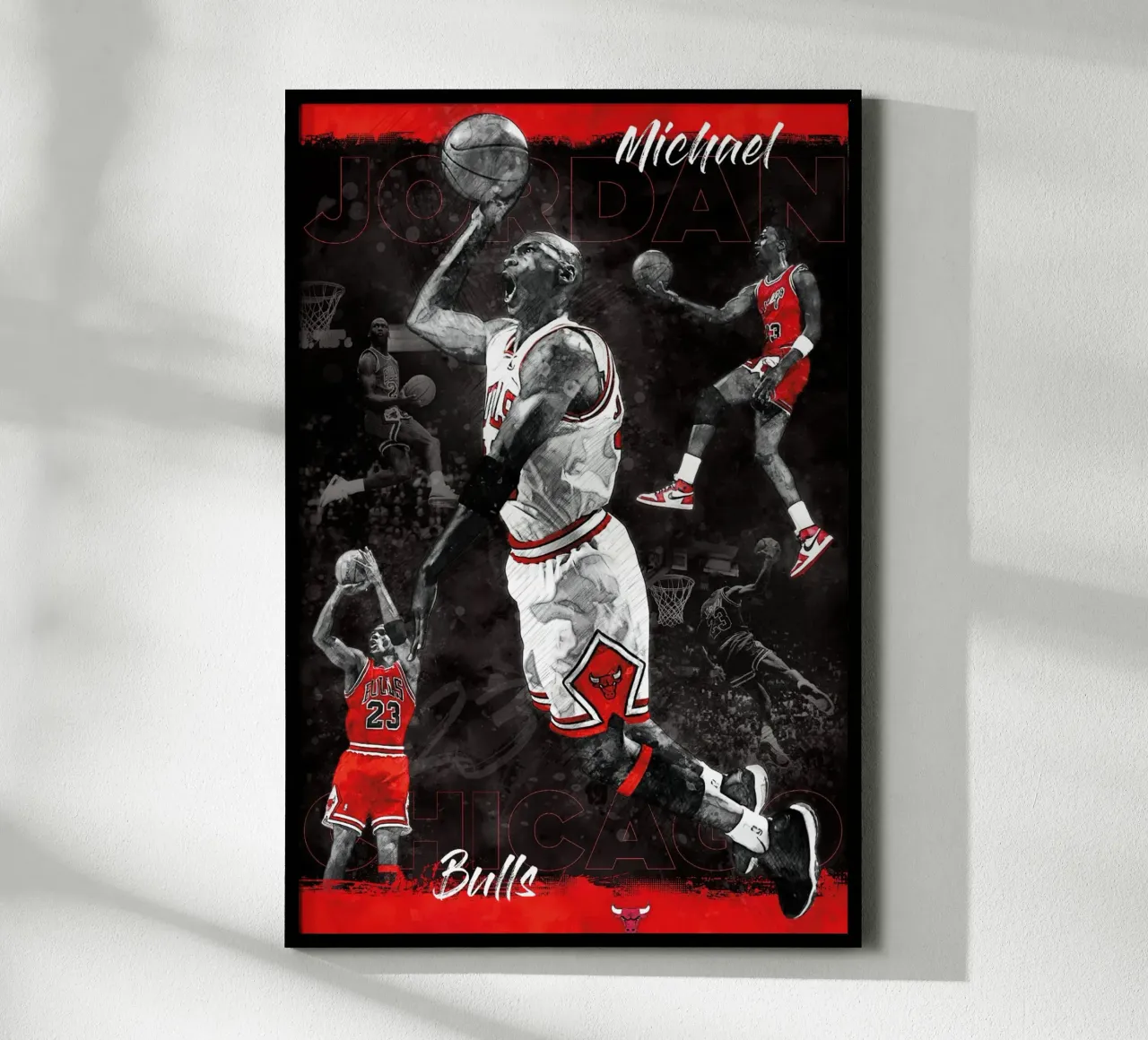 Michael Jordan Chicago Bulls poster da bernar shop