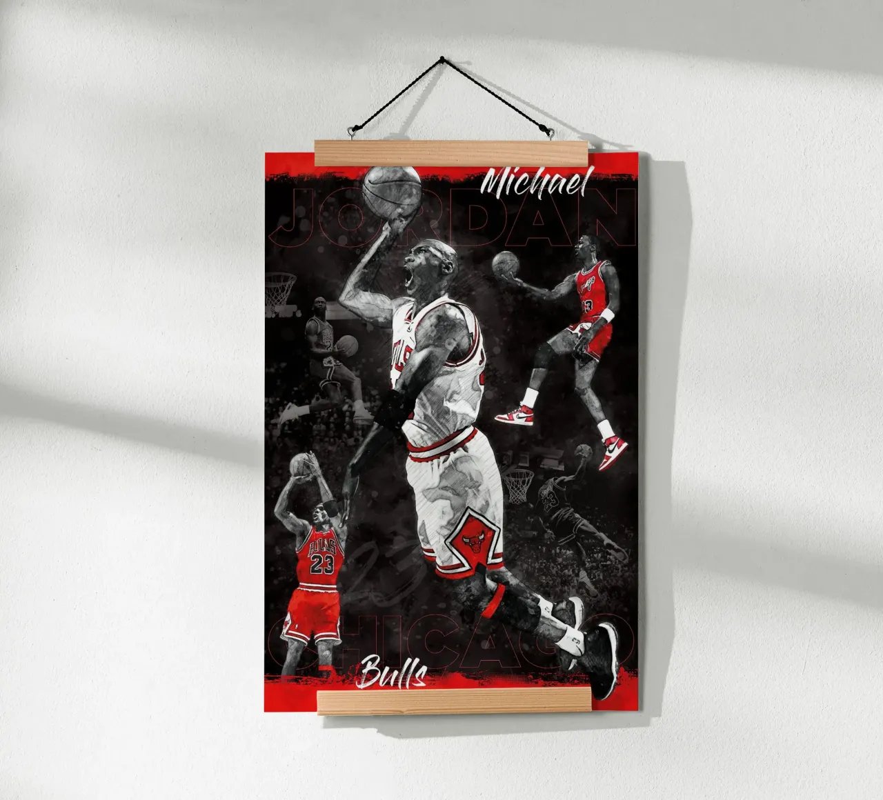Michael Jordan Chicago Bulls poster da bernar shop