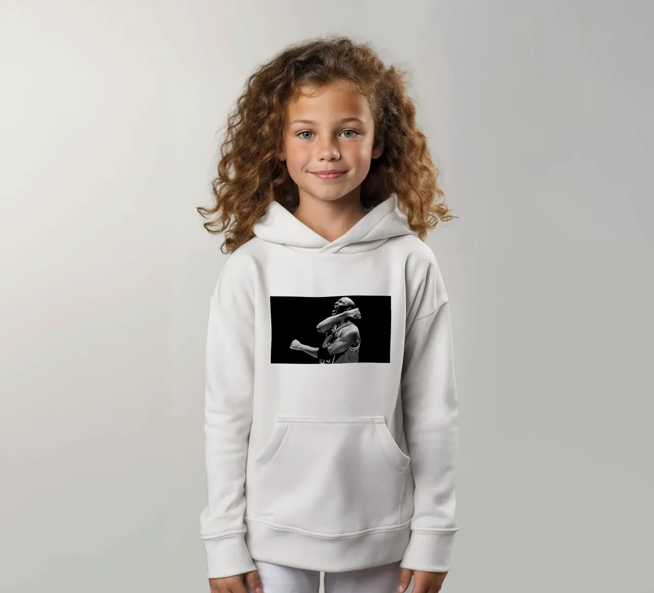 Michael jordan top blanco y negro sudadera con capucha para niño de bernar shop
