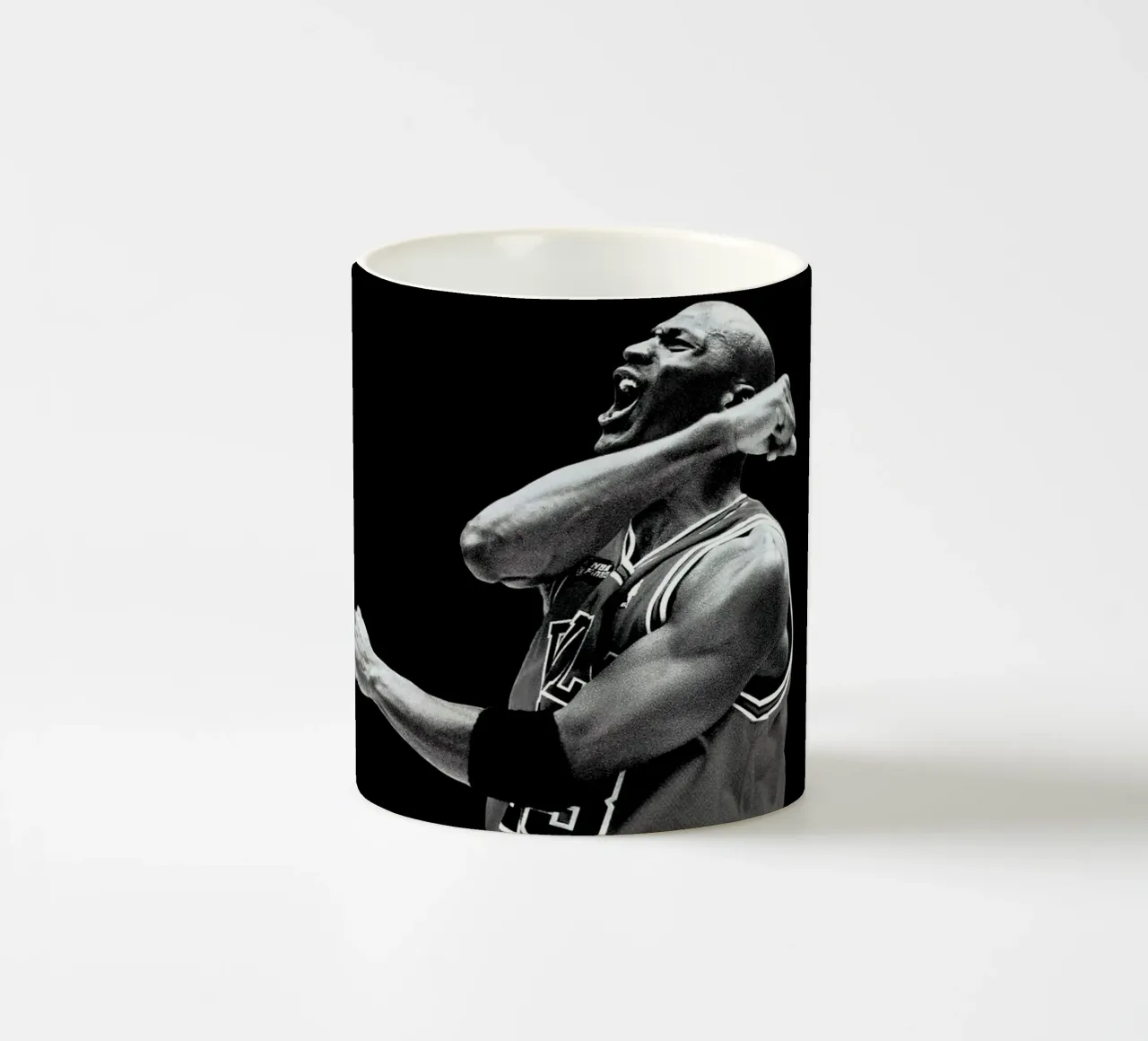 Michael Jordan top bianco e nero tazza in ceramica da bernar shop