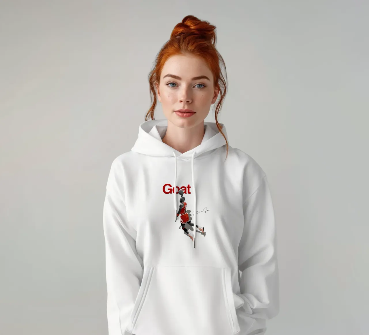 Capra MJ felpa con cappuccio da bernar shop