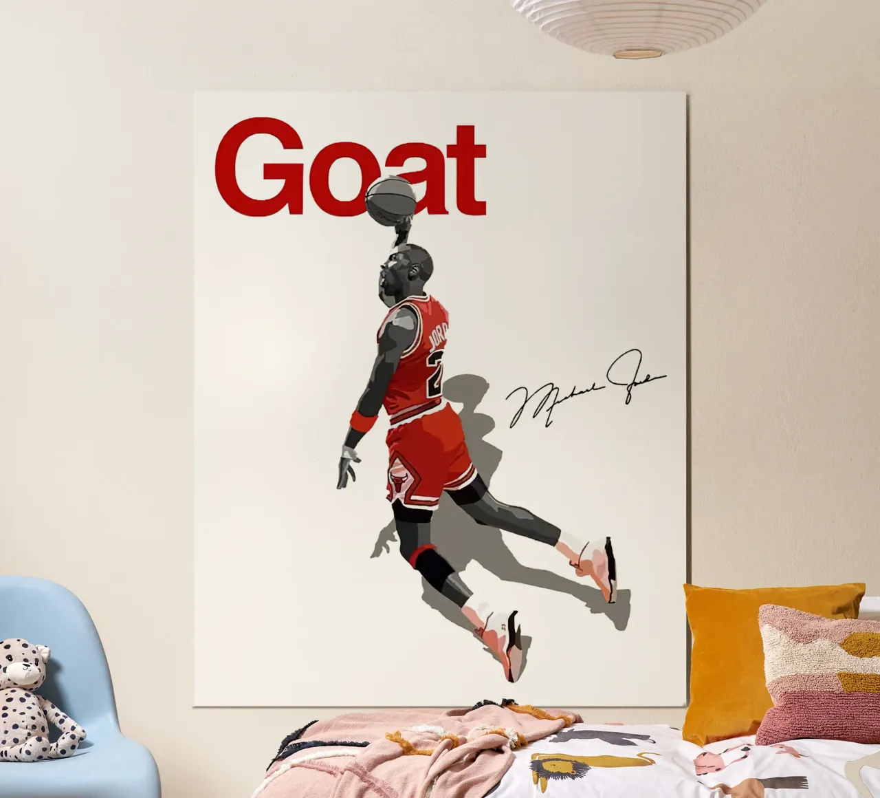Capra MJ poster con telaio in plastica da bernar shop