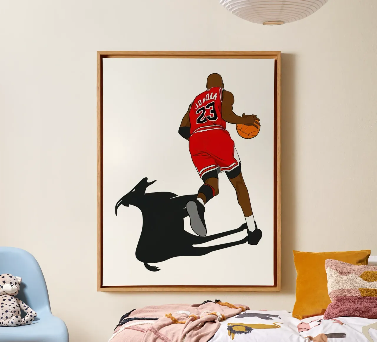 Jordan Goat canvas met Baklijst van bernar shop