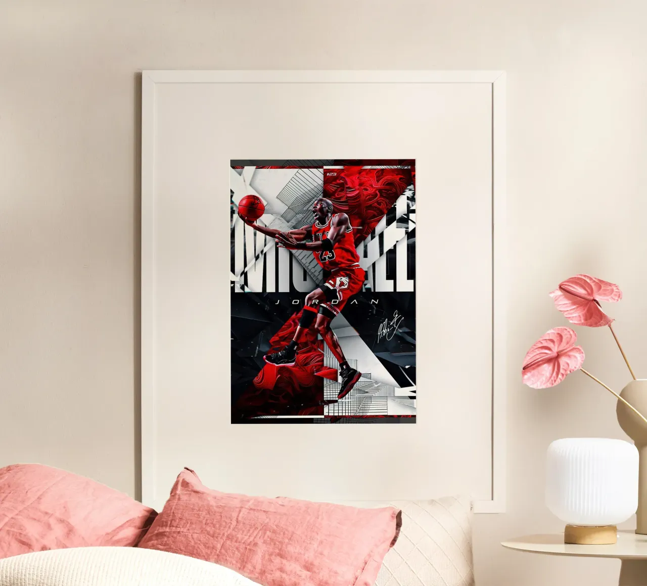 Giordania poster con telaio in plastica da bernar shop
