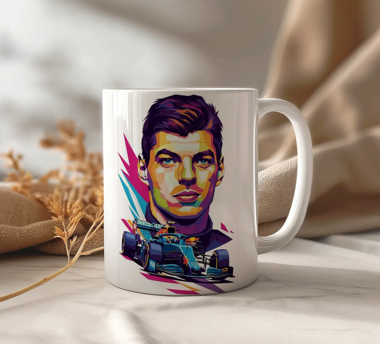 Max Verstappen F1 tazza in ceramica da Hantamrata