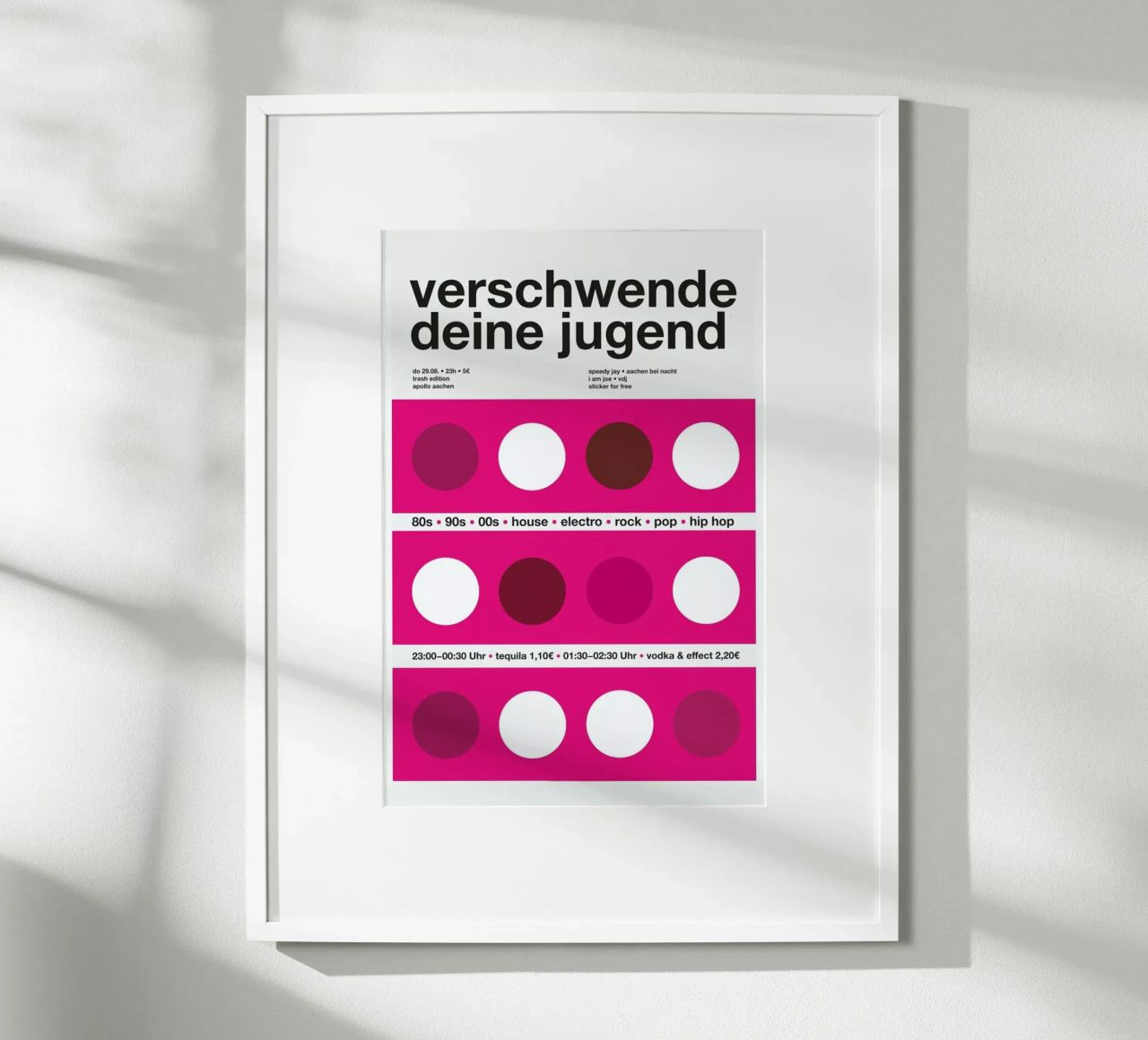 Verschwende Deine Jugend Poster von Stephan Kochs