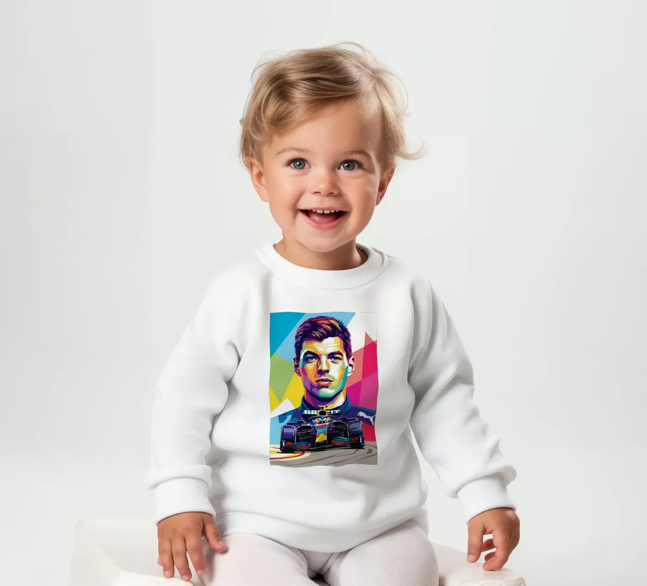 Max Verstappen - Formula Uno felpa neonato da Hantamrata