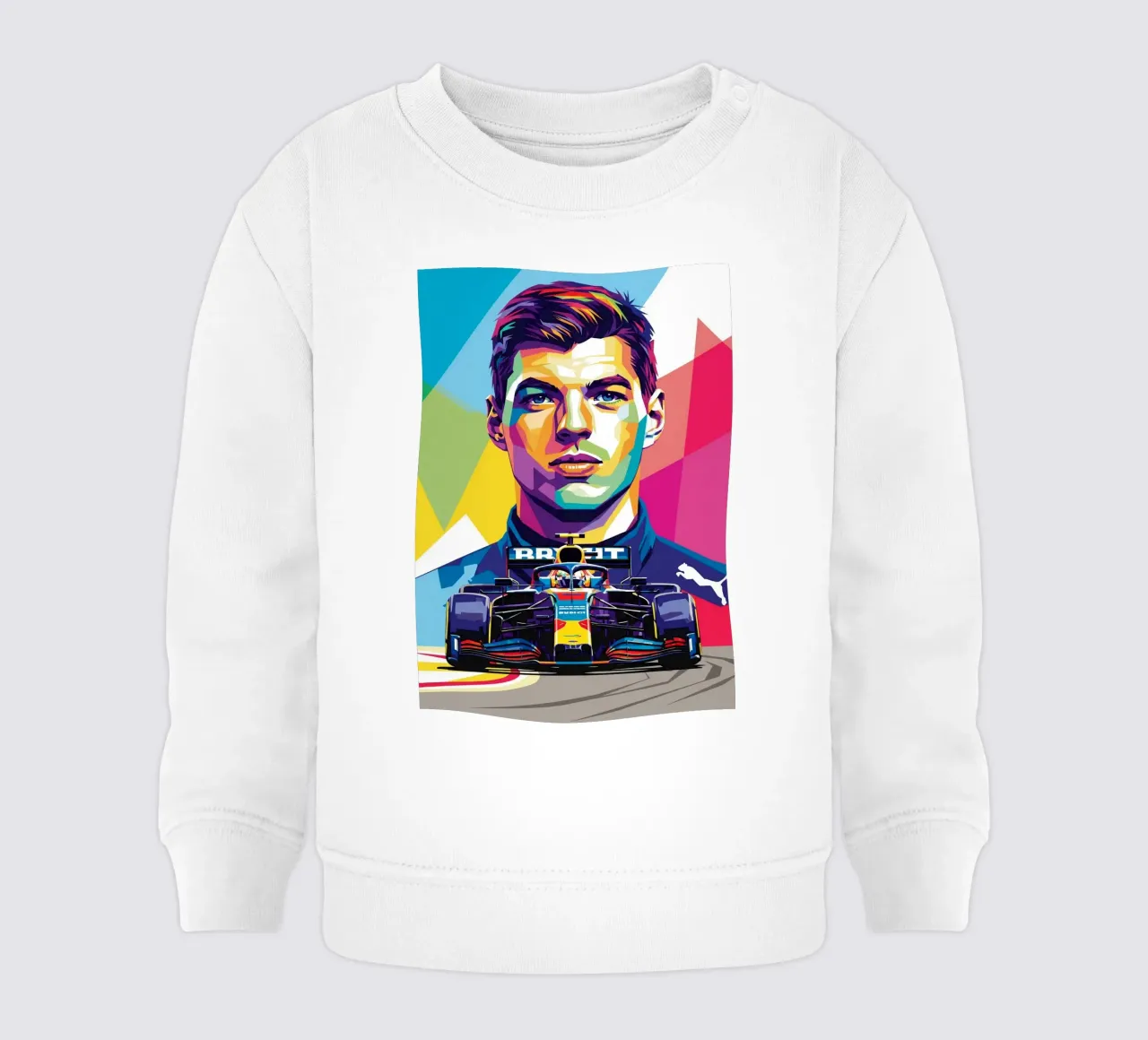 Max Verstappen - Formula Uno felpa neonato da Hantamrata